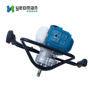 เครื่องเจาะดินแบบใช้น้ำมันเบนซิน 2 จังหวะ ระบายความร้อนด้วยอากาศ ยี่ห้อ Yeoman สำหรับขุดหลุมลึก ใช้กับเครื่องตอกแผ่นเหล็ก - Product Image 5
