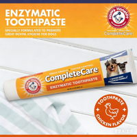 Dentifrice Complet Soin Mélatonine pour Chiens & Chats Sans Fluor Saveur Poulet Anti-Plaque & Anti-Tartre Haleine Fraîche
