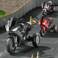 Tricycle électrique pour enfants, moto à roulettes, voiture à roulettes, 6V rechargeable, grand jouet en plastique, tricycle avec éducation précoce