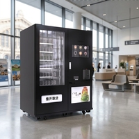 Distributeur automatique de café entièrement automatique 3 en 1, snacks, boissons et café fraîchement moulu, modèle LE209C