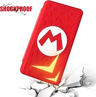 Boîtier de Protection 24 Emplacements en ABS Silicone 3D Gaufré pour Cartes de Jeu SD, Cartouches et Cartes Mémoire, pour Nintendo Switch 2 OLED Lite