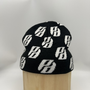 Nuovo Design alla Moda Berretto Lavorato a Maglia Reversibile con Logo Jacquard Y2K Personalizzato - Product Image 5
