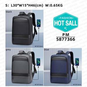 New Fashion <b>Simple</b> Laptop <b>Backpack</b> Large Capacity Portable Business <b>Backpack</b> Quality Student School Bag - Product Image 5