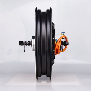 Moteur de moyeu BLDC 4000W haute vitesse 17 pouces-3.5 HY personnalisé en usine pour moto et cyclomoteur, moteur de moyeu 17 pouces-3.5 HY sans jante 17 pouces - Product Image 1