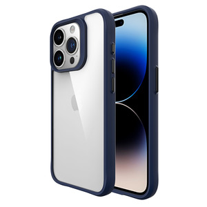 Pour iPhone15 étui <span class=keywords><strong>souple</strong></span> TPU <span class=keywords><strong>lunette</strong></span> PC couverture arrière coque de téléphone transparente antichoc anti-rayures pour iPhone 15 15 Pro Max - Product Image 5
