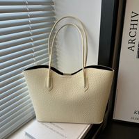 ZPT136 Nouveau sac à main de style coréen, simple et tendance, pour femmes, ensemble deux pièces, grande capacité, sac fourre-tout en cuir PU, sac à bandoulière