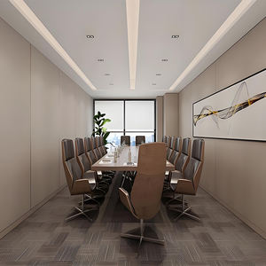 Dalles de plafond modulaires en aluminium alvéolaire insonorisantes et durables pour panneaux muraux intérieurs de salles blanches d'hôpitaux - Product Image 2