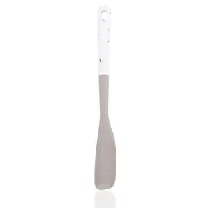 Kitchen Utensils Factory Food Grade Nylon Silicone Non-Stick Fruit Salad Half Spatula