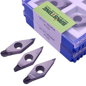 Insertos de carburo PCD, herramienta de corte de torneado de alta calidad para aluminio Shine VCGT 160404 PCD, herramientas de torno <span class=keywords><strong>CNC</strong></span> de carburo de tungsteno - Product Image 4