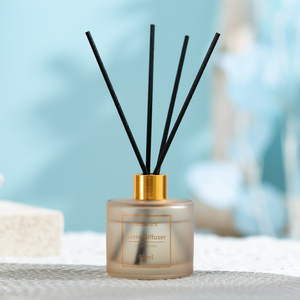 Ambientador <span class=keywords><strong>de</strong></span> Aromaterapia sin Fuego <span class=keywords><strong>de</strong></span> Larga Duración, Botella <span class=keywords><strong>de</strong></span> Vidrio Cilíndrica, Ambientador para Dormitorio, Hogar, Baño, Inodoro, Desodorante - Product Image 6