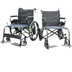 Fauteuil roulant manuel Hubang en acier HBG11 pour personnes âgées et handicapées - Product Image 1