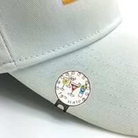 Offre Spéciale : Marqueurs de Balle de Golf Durables en Alliage de Zinc avec Clip pour Chapeau – Coffret Cadeau Personnalisable avec Motif et Logo Pleine Couleur