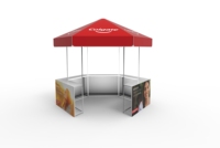 Support de stockage de tente de promotion de salon commercial d'auvent d'événement de tente de toit Durable portatif pour la tente commerciale extérieure de stand de kiosque