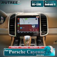 128G para PORSCHE CAYENNE 2010-2016 Android Car Radio Pantalla de luz azul reproductor Multimedia navegación GPS DVD Auto estéreo Carplay