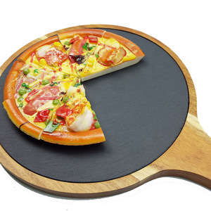 Pizarra de piedra personalizada para decoración de mesa, tablero de madera para queso con mango - Product Image 4