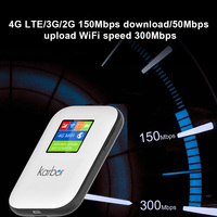 Router Móvil Karbor MF833Z 4G LTE con Tarjeta SIM, Hotspot Portátil, Wifi 4G para Router Wifi ZTE GPON