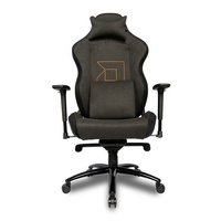 Chaise de bureau haut de gamme pour dirigeant, avec appuie-tête magnétique noir, chaise de gaming pour table de bureau avec mécanisme grenouille