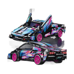 ألعاب سيارات رياضية قابلة للتجميع من إتش واي، نماذج سيارات صعبة التجميع للأولاد والبنات، هدايا أعياد ميلاد للأطفال، بيع بالجملة - Product Image 5