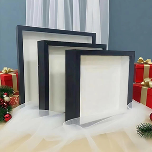 Món quà giáng sinh MDF khung ảnh-4x6 5x7 <span class=keywords><strong>8x10</strong></span> inch-Kỳ nghỉ gia đình Bộ nhớ hiển thị không thể phá vỡ acrylic kính khung ảnh bằng gỗ - Product Image 5