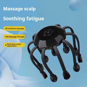 Phenitech Electric Scalp <span class=keywords><strong>Massager</strong></span> 10 <span class=keywords><strong>Soft</strong></span> Silicone Touches Vibrating Head Scratcher