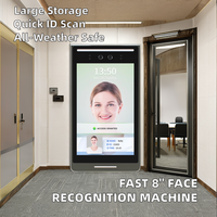 Gestion de base de données d'identification biométrique traitement d'image de visage système de reconnaissance de carte de code qr de balayage d'identification de visage