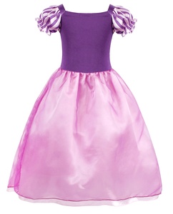 Disfraz de Princesa Rapunzel de <span class=keywords><strong>Enredados</strong></span> para Niñas, Disfraz de Halloween, Carnaval, Fiesta de Cumpleaños con Accesorios - Product Image 4