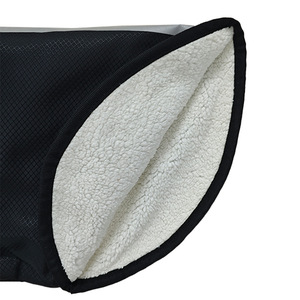 Guantes de rehabilitación a prueba de viento, impermeables, de algodón negro, para sillas de ruedas y carros, un par - Product Image 3
