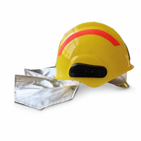 Casque de sauvetage pour pompiers de haute qualité personnalisé pour les interventions d'urgence en cas de catastrophe, travail de la brigade incendie avec un pare-chaleur résistant à la chaleur