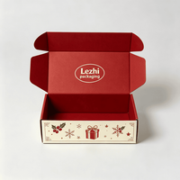 Cajas de Regalo Navideñas de Cartón de Alta Calidad con Diseño Portátil, Grabado en Relieve, Embalaje Ecológico y Reciclable