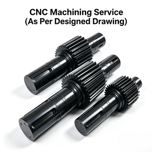 Tournage et fraisage CNC OEM pour la transmission de puissance, les réducteurs et les engrenages de machines, le traitements thermiques et les arbres d'engrenage de précision - Product Image 1