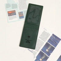 Tarjetero Plegable de Negocios con Logotipo Personalizado, Diseño Sólido y Elegante, con Bolsillos Opcionales y Cierre Inteligente de Marca Personalizada