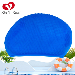 Bonnet de bain Water Drop - Équipement de sports nautiques pour adultes - Bonnet de bain en silicone élastique imperméable pour hommes et femmes - Product Image 6