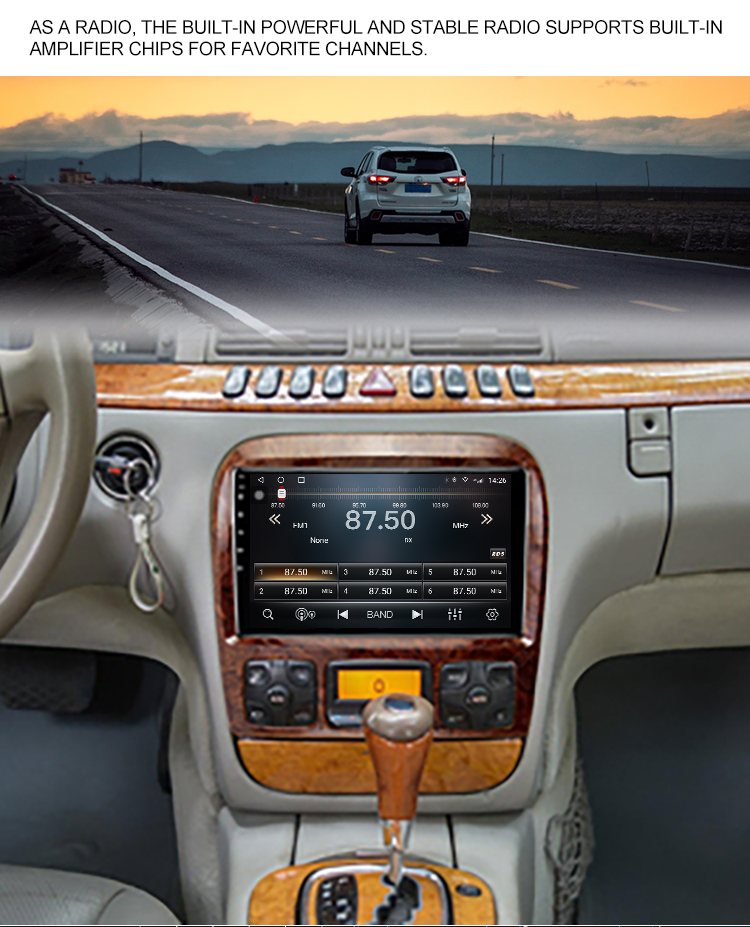 GPS Navigation 9 inch Android 11.0 for Mercedes Benz S Class W220 S280 S320 1998-2005