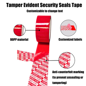 Băng giả mạo 100% tổng số chuyển giả mạo hiển nhiên Băng bảo hành An ninh làm mất hiệu lực dán nhãn con dấu tùy chỉnh bao bì Băng - Product Image 2