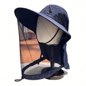 Large Brim Fishing Breathable Adjustable <b>Caps</b> for <b>Women</b> Men Protections With Neck Flap Outdoor Hiking Sun Hat Protect - Product Image 1