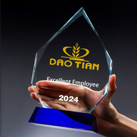 Usine en gros k9 modèles d'iceberg en cristal vierge bouclier logo gravé au laser personnalisé trophée en verre de cristal récompenses pour événement sportif