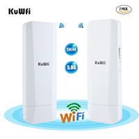 Pont sans fil extérieur Gigabit haute vitesse 5KM Point à Point Wi-Fi 5G 900Mbps longue portée