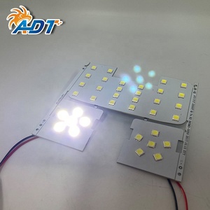 ADT 3 pièces, blanc, rouge, bleu, éclairage LED avant de voiture, éclairage intérieur dédié, éclairage de lecture au plafond pour K2 Rio Forte Verna Sedan - Product Image 4