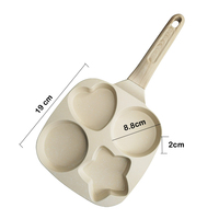 Set Wajan Penggorengan Anti Lengket Berbahan Aluminium Die Casting dengan Lapisan Granit, Panci Masak Sarapan Logam dan Wajan Penggorengan Telur
