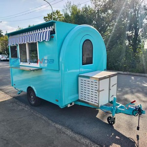 factory outlet blue Mobile <b>Small</b> Truck Trailer <b>for</b> Sale <b>for</b> Hamburger Hot dog Chips Ice Cream Mobile Breakfast & Bakery Food Car - Product Image 1