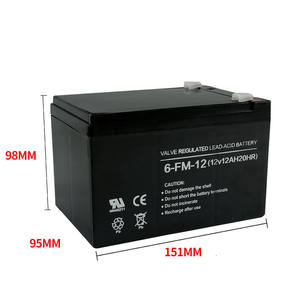 バッテリーメーカー12v6-dzm-20ah <span class=keywords><strong>32ah</strong></span> 38ah 45ah電動自転車/スクーター/車椅子充電式6evf32鉛蓄電池 - Product Image 6