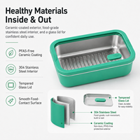 Boîte à bento de pique-nique en gros, boîte à lunch en acier inoxydable de qualité alimentaire, boîte à lunch coréenne en acier inoxydable avec couvercle hermétique