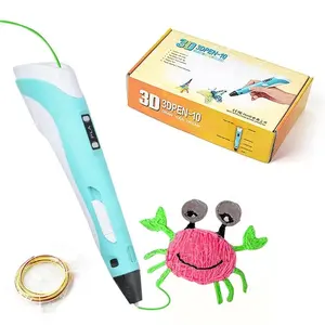 Samtoy 크리 에이 티브 스마트 육성 어린이 상상력 키트 많은 금속 필라멘트 전기 3D 인쇄 펜 교육 장난감