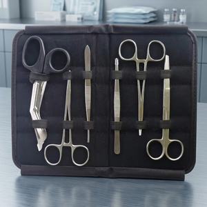 Kit de premiers secours chirurgical en acier inoxydable de qualité supérieure, 6 pièces, prix de gros, fabricant et fournisseur à Sialkot, fabriqué par Shu & Company - Product Image 3