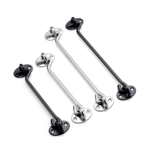 Heavy Duty Solid Stainless Steel <strong>Window</strong> Wind Hook Latch, Vintage Sash <strong>Window</strong> Security <strong>Catch</strong>, Windproof Holder Fastener - Product Image 1