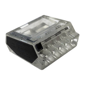 Morsettiera a pressione a 5 poli, ideale per connessioni elettriche sicure ed efficienti nelle installazioni industriali - Product Image 1