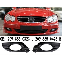 Pour Mercedes Benz CLK W209 pare-chocs avant antibrouillard calandre revêtement d'habillage 2098850323 2098850423