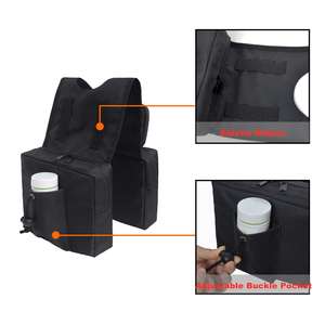 Sac de rangement avant universel pour <span class=keywords><strong>moto</strong></span> OEM, étanche, avec fermeture éclair sur 3 côtés, pour téléphones et outils, compatible avec la plupart des motos, des VTT et des motoneiges - Product Image 5