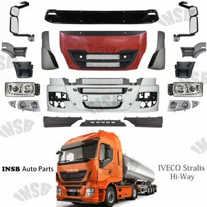 High Quality Truck Spare Body Parts Head Lamps Panels Grilles Mirrors Bumpers Mudguards Sunvisor For IVECO Hiway Hiroad Truck