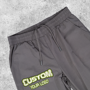 Pantalones deportivos de entrenamiento para correr de primavera para hombre, rectos, desgastados, ecológicos, transpirables, 100% algodón, informales, de peso pesado - Product Image 5